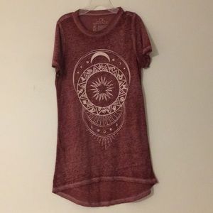 LOL VINTAGE maroon shirt